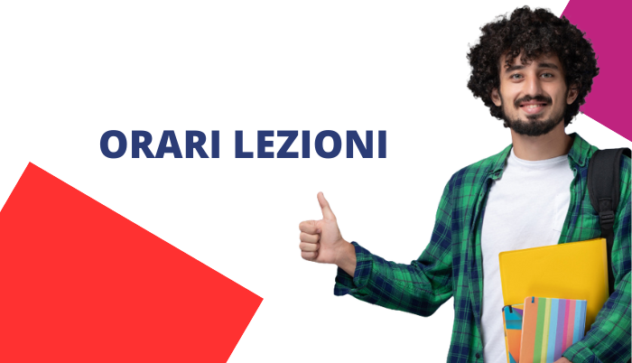 ragazzo sorridente con libri e pollice in su