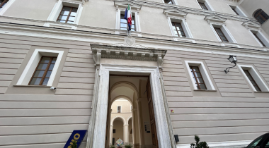 Foto dell'ingresso di Palazzo San Domenico sede del rettorato